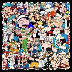 10/50Pcs Cartoon Sailor Stickers Waterproof Decal Laptop Motorcycle Luggage Snowboard Fridge Phone Car Sticker 2023 (ONLINE ORDER ONLY)