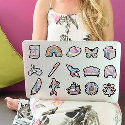 10/50PCS Kawaii Dreamy Purple PVC Sticker Aesthetic Decoration Scrapbooking Stationery DIY Hand Accounting Supplies for Kids (ONLINE ORDER ONLY)
