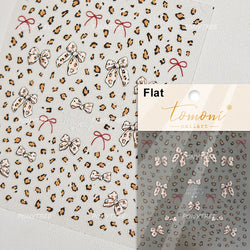 Colourful Grid Bowknot Charming Silk Ribbon Tie Chic 5D Self Adhesive Nail Art Sticker Sparkle Crystal Rhinestone Manicure Decal (ONLINE ORDER ONLY)