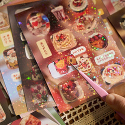 20 Pages Dream Language Series Cut Film Sticker Book Y2K Sticker Journal Handbook Scrapbooking Kawaii Decoration Sticker Gift (ONLINE ORDER ONLY)