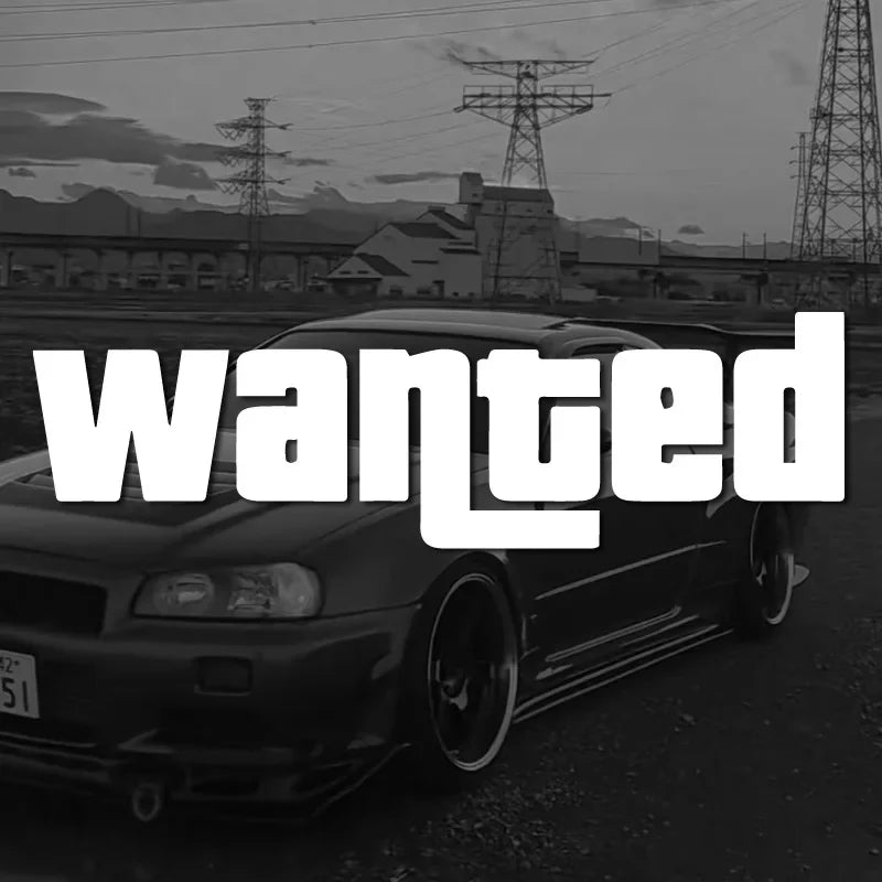 "Wanted"Stickers,funny and cool stickers For Cars, Trucks, Walls, Laptops, Windows, Motorcycles, Bumpers Or Crafts (ONLINE ORDER ONLY)