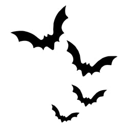 Spooky Bats for Car Sticker Decoration Nterior Rearview Mirror Halloween Stickers Waterproof Interior Accessories Vinyl Decals (ONLINE ORDER ONLY)