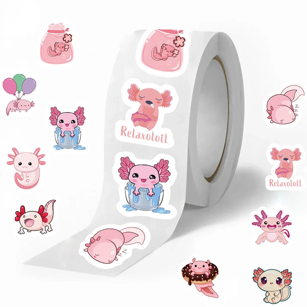 100-500pcs Cute Cartoon Stickers Children Reward Label Gift Scrapbooking Decoration Stationery Animals Sticker Toys (ONLINE ORDER ONLY)