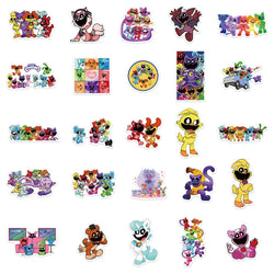 10/30/50PCS Funny Smiling Critters Cartoon Sticker Packs (Online Order Only)
