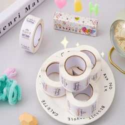 100-500pcs Cute Happy birthday Stickers for Gift Wrapping Decoration Envelope Sealing Label Kids toys Stationery Stickers 1inch (ONLINE ORDER ONLY)