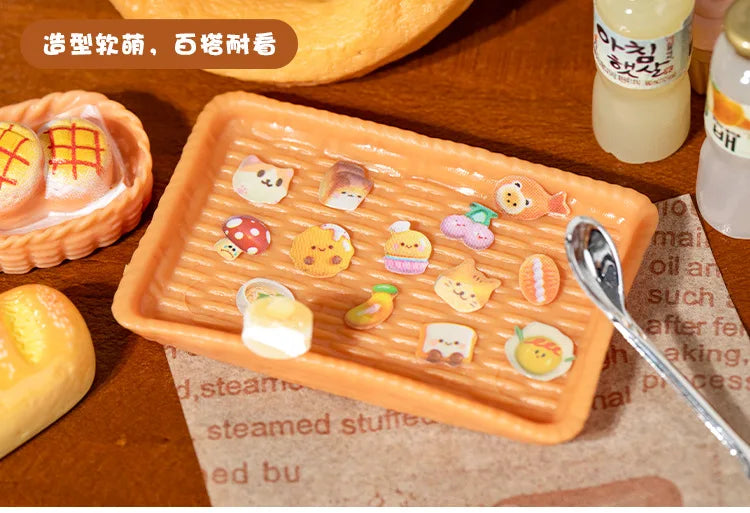 18 Sheets/piece Cute Mini Stickers Decorative Stickers Scrapbooking Laptop DIY Sticker Kids Toy Gift School Stationery (ONLINE ORDER ONLY)
