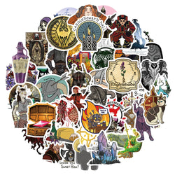 Skyrim Stickers Pack: Vinyl Decals for Snowboard, Laptop, Luggage, Car, Fridge, DIY Decor (ONLINE ORDER ONLY)