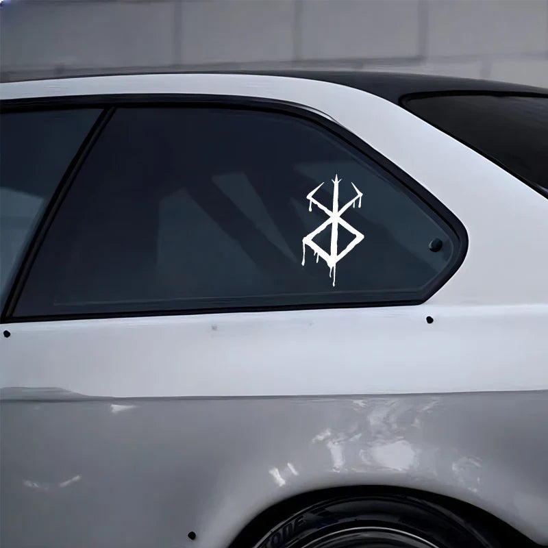 Guts's Brand decal,Berserk decal ,creative&cool stickers for Anime fans&lover,high quality for car trucks motorcycles &laptops! (ONLINE ORDER ONLY)