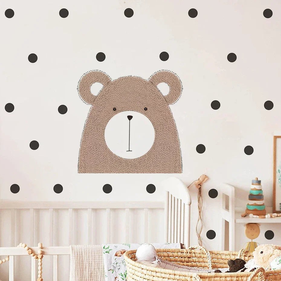 Boho Bear Wall Stickers for Kids Room Decoration (Online Order Only)