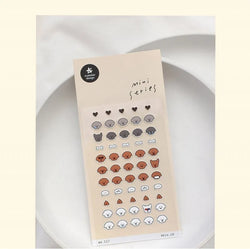Suatelier Kawaii Stickers: Cute Food, Animals, Scrapbooking, DIY Journal Stationery (Online Order Only)