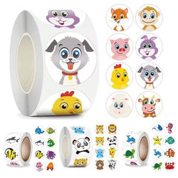 50-500pc New Cute Cartoon Marine Animal Park Dolphin Stickers for Kids Teacher Reward Encourage Sealing Label Stationery Sticker (ONLINE ORDER ONLY)