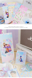 Lovely Sweet House Series Stickers Bubble Love Chain Scrapbooking Decorative Diary Album Stick Label Kawaii Korean Stationery (ONLINE ORDER ONLY)
