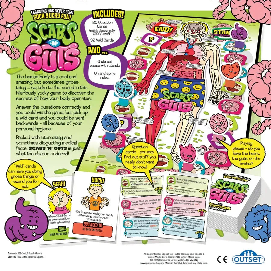 Scabs 'N' Guts - The Meducational Board Game - Outset (ONLINE ORDER ONLY)