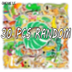Cartoon Lizard Stickers Pack for Kids DIY Toys Skateboard Laptop Phone Decals (Online Order Only)