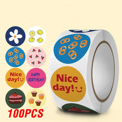 100-500pcs Reward Stickers for Kids Children Personalized Small Business Gift Decor Stickers Stationery Stickers Sealing Label (ONLINE ORDER ONLY)