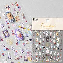 Gothic Dark Spider Butterfly Cross Flame Wings Halloween Horror Rose Flower Rabbit Pumpkin Bear Nail Art Stickers Manicure Decal (ONLINE ORDER ONLY)