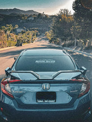 JDM MoonChaser Car Sticker Windshield Banner Night Run Sport Competition Style Waterproof Sunscreen Decorative Vinyl Decals (ONLINE ORDER ONLY)