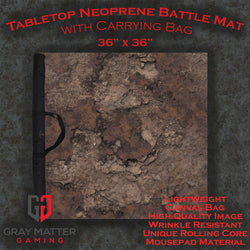 Scarred Badlands - Neoprene Battle Mat with Bag (ONLINE ORDER ONLY)