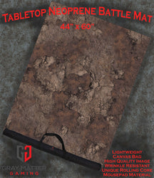 Scarred Badlands - Neoprene Battle Mat with Bag