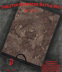 Scarred Badlands - Neoprene Battle Mat with Bag