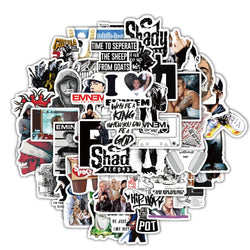 Killer White Detroit Rapper Eminem Sticker Pack (ONLINE ORDER ONLY)