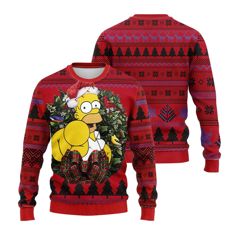 Simpsons Ugly Christmas Sweater - The Simpsons (ONLINE ORDER ONLY)