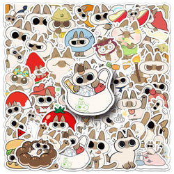 Kawaii Siamese Kitten Stickers Cute Cat Cartoon Decals for Laptop, Phone, Guitar, Fridge, Luggage (ONLINE ORDER ONLY)