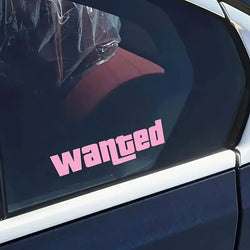 "Wanted"Stickers,funny and cool stickers For Cars, Trucks, Walls, Laptops, Windows, Motorcycles, Bumpers Or Crafts (ONLINE ORDER ONLY)