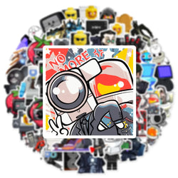 10/30/50/100PCS Skibidi Toilet Sticker Graffiti PVC Waterproof Notebook Laptop Fridge Bike Wall Funny Cartoon Decals Kids Toys (ONLINE ORDER ONLY)