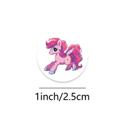 100-500pcs Cartoon Animal Unicorn Stickers Kindergarten Children's Reward Sticker Gift Decorative Decals Kids Encourage Label (Online Order Only)
