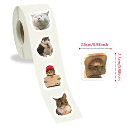 500pcs Cartoon Meme Cat Stickers For School Reward Stickers Classroom Decoration Encouragement Sticker For Student Teacher (ONLINE ORDER ONLY)