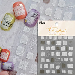 French Style Geometric Black White Square Grid Rhombus Stripe 3D Self Adhesive Nail Art Stickers Shiny Rhinestone Manicure Decal (ONLINE ORDER ONLY)