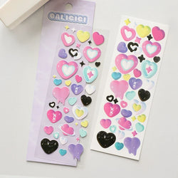 1pcs Ins Cute Love Magic Wand 3D Stickers Planner Journal Scrapbooking Decorative Sticker Aesthetic Kawaii Korean Stationery (Online Order Only)