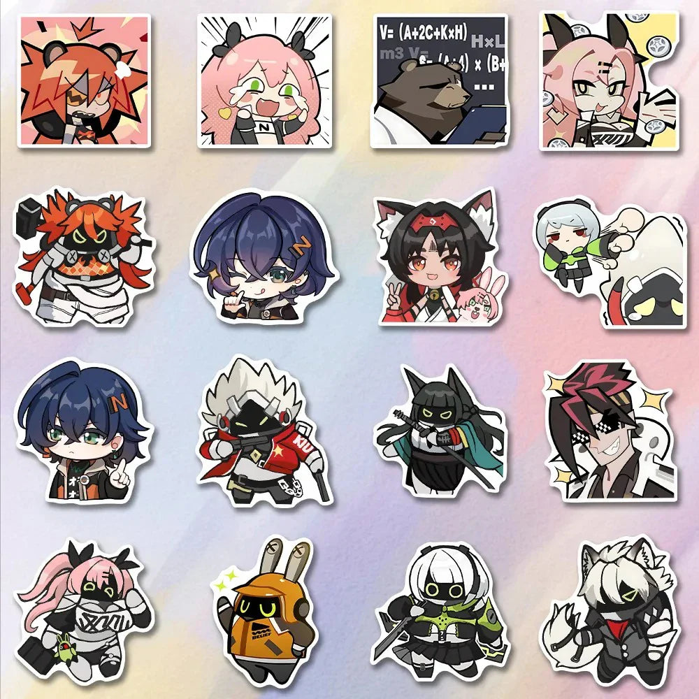 10/30/54pcs Anime Game Zenless Zone Zero Stickers Decals Skateboard Phone Laptop Motorcycle Waterproof Sticker Kids Classics Toy (ONLINE ORDER ONLY)