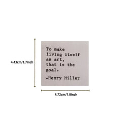 60pcs Motivational Phrases Vintage Stickers For DIY Scrapbook Fridge Laptop Phone Bike Car Inspirational Famous Quotes Decals (ONLINE ORDER ONLY)