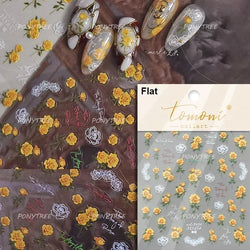 Hot Stamping Purple Line Love Heart Lace Bowknot Chain Branches Star Flower Leaf Butterfly Plant Flower Nail Art Stickers Decals (Online Order Only)