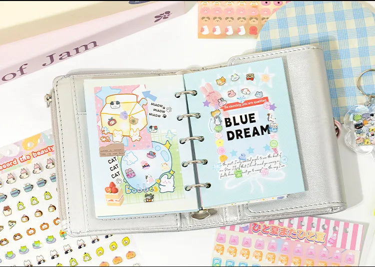 18 Sheets/piece Cute Mini Stickers Decorative Stickers Scrapbooking Laptop DIY Sticker Kids Toy Gift School Stationery (ONLINE ORDER ONLY)