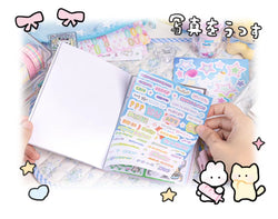 50Pcs Y2K Cute Cut Film Sticker Book for Phone Camera Luggage Journal  DIY Collage Sticker Kawaii Decoration Sticker Gift (ONLINE ORDER ONLY)