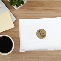 500pc/roll 1inch Thank You for Supporting My Small Business Stickers Sealing Business Stationery Sticker for Store Shopping (ONLINE ORDER ONLY)