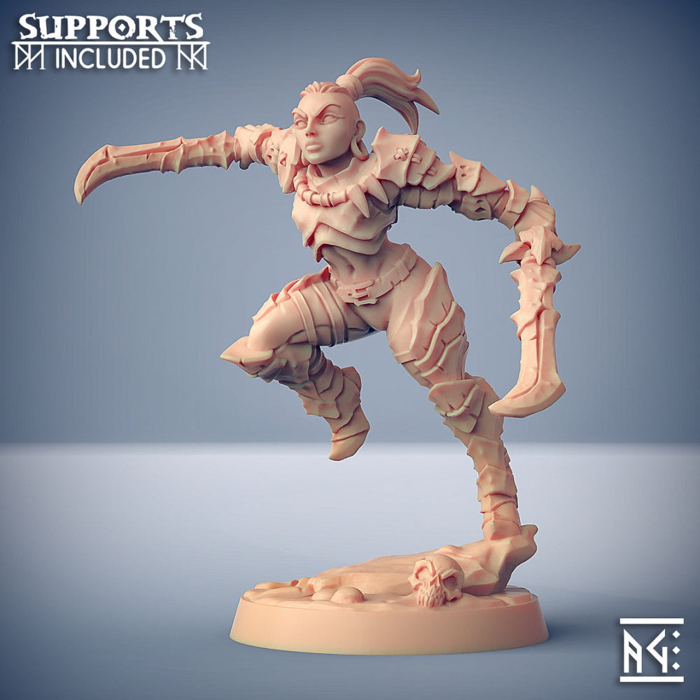 3D Printed Artisan Guild Scourgeland Survivor Set Scourgeland Survivors 28mm 32mm (Online Only)