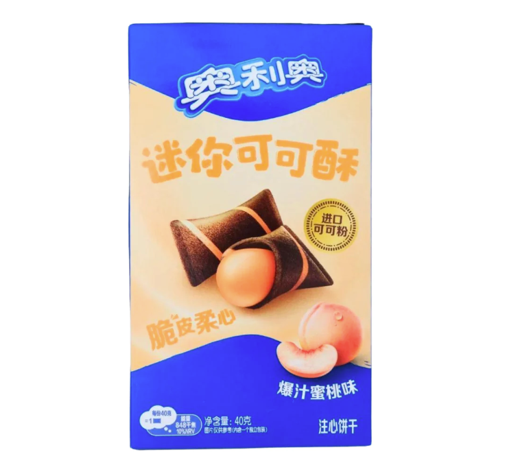 Oreo Peach Wafer Bites (40g)(China) (ONLINE ORDER ONLY)