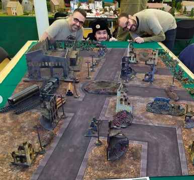 28mm Ruined Tank Factory - 28MMDF170 (Online Order Only)