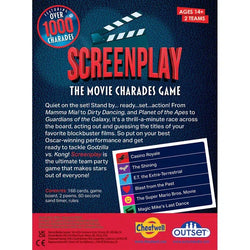 Screenplay The Movie Charades Card Game Outset (ONLINE ORDER ONLY)