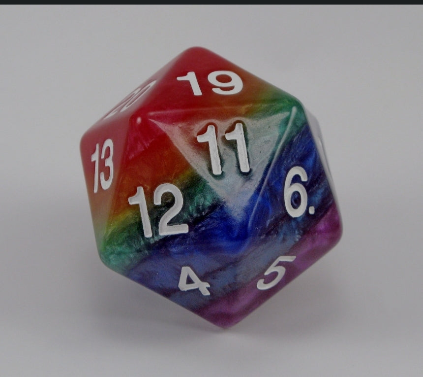 55mm Rainbow d20 Koplow Limited Edition (Online Only)