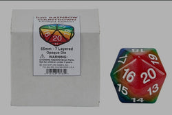 55mm Rainbow d20 Koplow Limited Edition (Online Only)