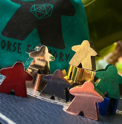 10 Pack of Metal Meeples (Random Colors) (Online Only)
