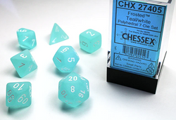 Chessex: Frosted Polyhedral Dice Set (Online Order Only)