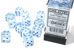 Chessex: D6 Borealis™ Dice Set - 16mm (Online Order Only)