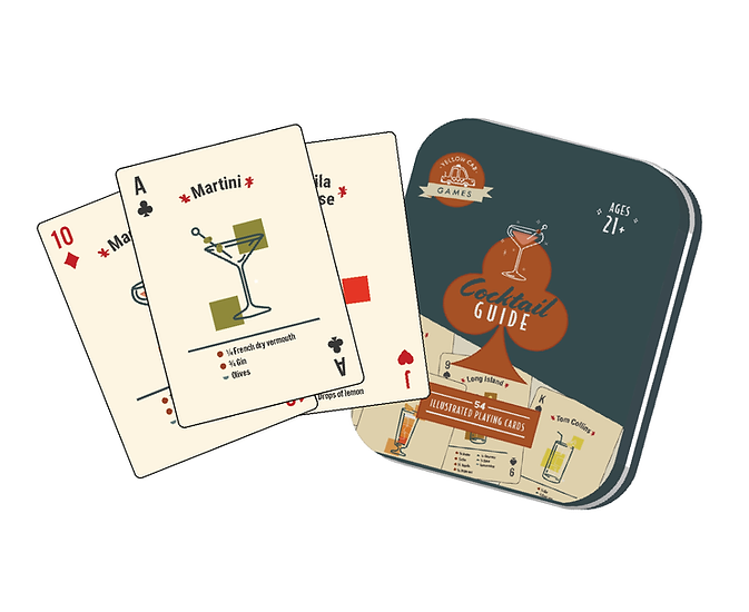 Cocktail Guide Playing Cards (ONLINE ORDER ONLY)