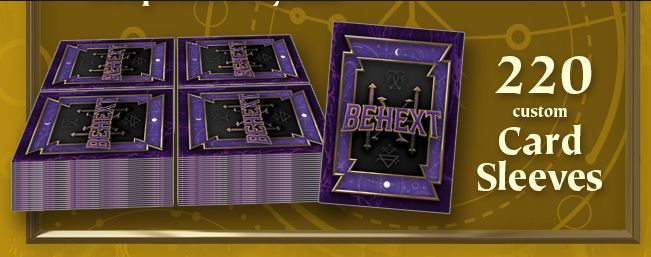 Behext: Kickstarter Exclusive Custom Card Sleeves (ONLINE ORDER ONLY)